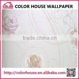 Girl Bedroom Floral Wallpaper Interior Decoration 3D Design thumbnail-4
