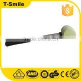 Household Rubber Hammer Black and Glass Fiber Handle