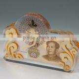 transparent acrylic embedment frames for coin display stand