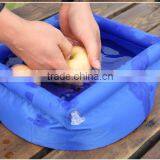 Outdoor Camping Travel Tourism Folding Inflatable Hair Wash Basin thumbnail-1