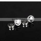 Men Collection Trend Round Screw Stainless Steel Skull Earrings thumbnail-4