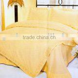 100% Cotton Gold Jacquard Bedding Set With Duvet Cover Set