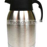 Stainless Steel Coffee Pot - Insulated Thermal Carafe with Easy Pour Top - Dishwasher Safe