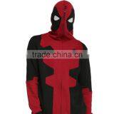 Deadpool Costume Adult Men Hoodie Sweatshirt Deadpool Costume Animation Film Zipper Outerwear Jacket Deadpool Hoodie Costume thumbnail-1