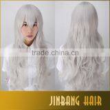 2016 Hot Sale Cheap Good Quality Synthetic Cosplay Wigs 80cm Long Wavy Female Fashion Looking Wigs of for Sale thumbnail-5