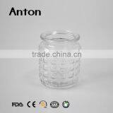 Round Tapered Clear Glass Candlestick Holder thumbnail-2