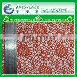 Polyester Mesh Lace Fabric for Girls Flower Lace Dress-APN3707