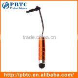 High Sensitive Capacitive Touch Screen Orange Dust Plug Stylus For IPad thumbnail-1