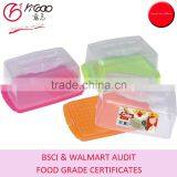 Cheap Square & Rectangular Cheese Keeper/Plastic Cheese Holder/PP Butter Container thumbnail-2