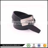 Decorative and fashion PU+Metal Buckle man flat belt