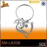 SM-LK038 Custom Music Keychain Music Note Keychain