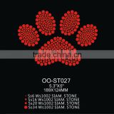 High Quality Red Cat Paw Print Mirror Stickers