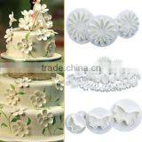 33 PCs Fondant Heart Shaped Cake Cutter Ejector Stamp Modeling Border Decoration Fondant Marzipan Plunger Cutter thumbnail-6
