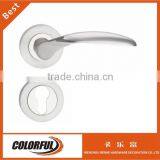 Zinc Door Handle on Roses, Zinc Mortise Door Handle, Zinc Wooden Door Handle thumbnail-1