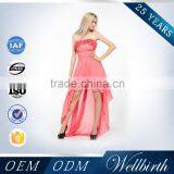 Wholesale China Factory Simple Pink Beach Wedding Dresses In Guangzhou thumbnail-5