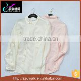 garment dye 12mm habutai silk blouse