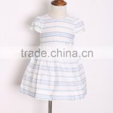 Summer new design kid's dress 100% cutton material kid's clothes 2016 wholesale in China