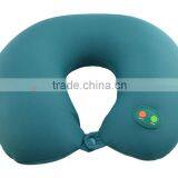 Customized U Shape Vibrating Massage Neck Pillow for Travel/car/airplane