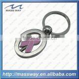 Customized Souvenir Promotional Custom 3D Metal Cancer Keychain