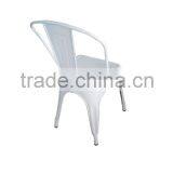 2016 Hot Sale Industrial Metal Chair Gloss Finish Dinning Colorful Stackable Side Chair thumbnail-4