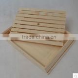 natural pine small cheap custom eco friendly fruit wooden tray                        
                                                Quality Choice