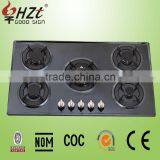 2016 Black Color SS Gas Built-in Hob thumbnail-1