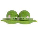 Ceramic Peas Pass the Salt and Pepper Shaker thumbnail-1