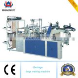 plastic two layers rolling bag making machine
