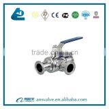 Sanitary Threaded 3 Ways Ball Valve thumbnail-6
