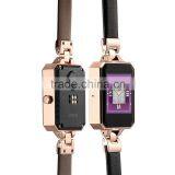 2016 LEM2 Fashion Gemstone Watch Women Watches Smart Watch Bluetooth Smartwatch for Xiaomi Apple Iphone Smartphone thumbnail-2