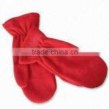 2016 Mens Plain Polar Fleece Mittens