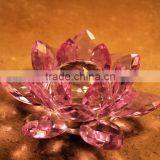 Beautiful Promotional Crystal Lotus Flower For Holiday Decoration thumbnail-1