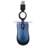 Mini Optical Mouse With Retractable Cord thumbnail-1