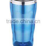 Double Wall Stainless Travel Mug With 16oz thumbnail-1