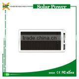 Hot 2015 Promotional Gifts 6000mah Solar Power Bank Portable Charger With LED Light thumbnail-4