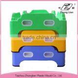 CE-passed Nursery Beds Kids China Kindergarten School Cheap Colorful 100% New PP Plastic Sleeping Stackable Bed Children thumbnail-5