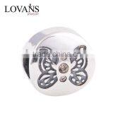 2016 Butterly Custom Design S925 Silver Charm Bracelet thumbnail-1