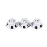 Guitar Pickup Covers Volume/Tone Control Knobs Switch Tip Chrome-Plated for Stratocaster Strat thumbnail-2