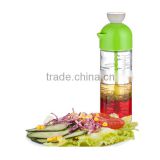 SINOGLASS 1pc Swirler Glass Salad Dressing Shaker