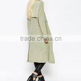 Wholesale Elegant Fashion Autumn Trench Long Coat thumbnail-4