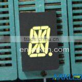 0.5 Inch Yellow Green 16 Segment Single Digit LED Alphanumeric Display