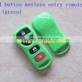 New Nis 4 Button Keyless Entry Remote Case (green)