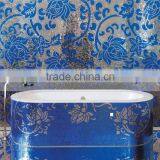 MB PBT-CV-S02 Handmade Mosaic Small Bathtub Design Silver Leaf Mosaic Art Mosaic Bathtub thumbnail-6