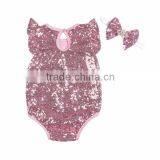 Wholesale Price Sequin Romper for Baby Girl Boutique Clothing From Kapu Craft thumbnail-5