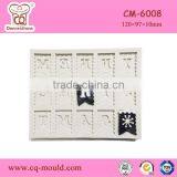 Silicone Fondant Mold Christmas Letters Alphabet Decorating Mold