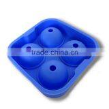 Hot Selling 4 Grids Ice Cooler Ball Maker Custom Silicone Ice Mold thumbnail-5