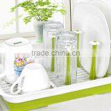Plastic Sink Dish Drainer Drying Rack Washing Holder Basket Organizer Tray Home thumbnail-2