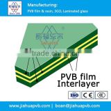Laminated glass with 0.38/0.76mm PVB film/ bulletproof glass/ fireproof glass