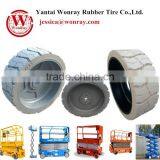 Aerial Work Platform Genie Haulotte Upright Snorkel Mobile Scissor Lift Solid Tire Wheel 15x5