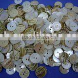 White River Shell Button With Skin Back -2 Holes